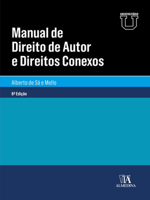 cover image of Manual de Direito de Autor e Direitos Conexos--6ª Edição
